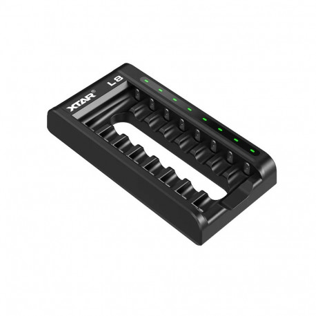 Battery charger AA/AAA 1,5 V i 1,2V, smart - 8 slots