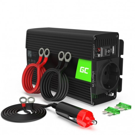 Green Cell INV14 toiteadapter/inverter auto 300 W must