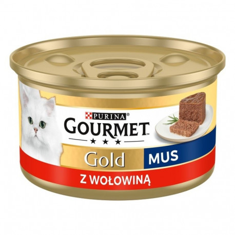 GOURMET Gold veiseliha märg kassitoit 85g