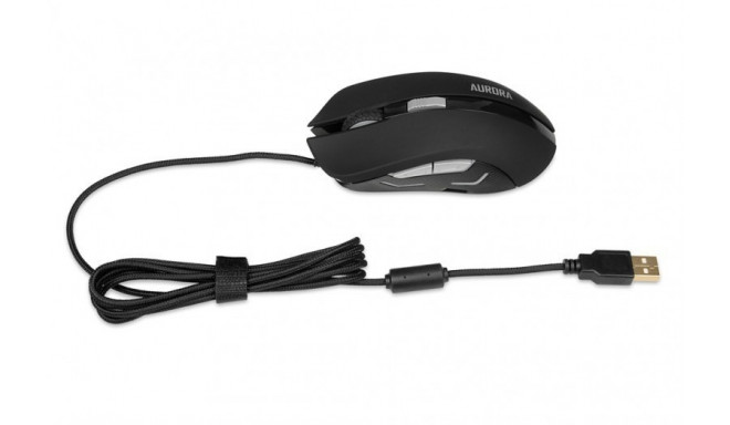 iBox Aurora A-1 paremakäeline USB Type-A optiline 2400 DPI hiir
