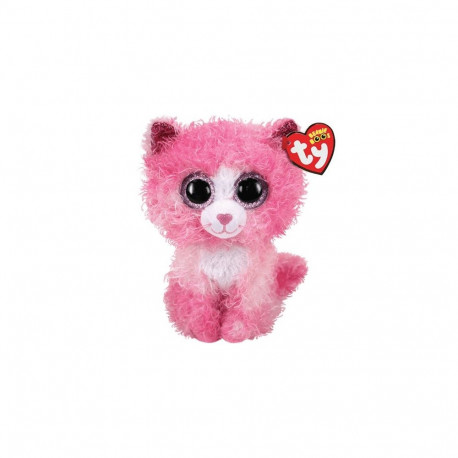 ty kass maskott roosa lokkis juustega reagan 24 cm
