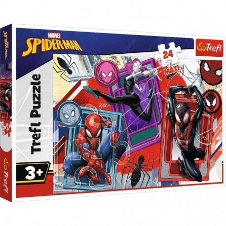 Puzzle 24 maxi pajuvõrgud Disney Marvel Spiderman Trefl 14366