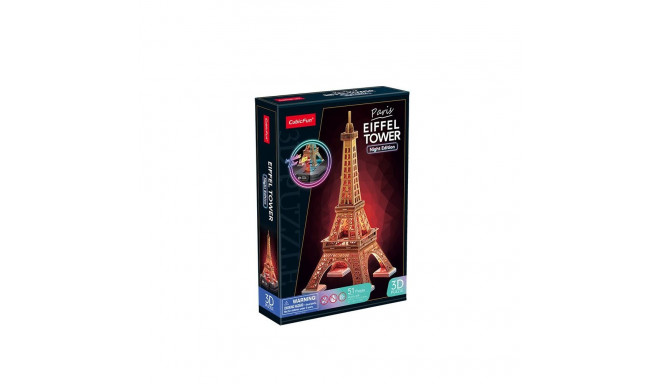 3D pusle Eiffeli torn (ööversioon)