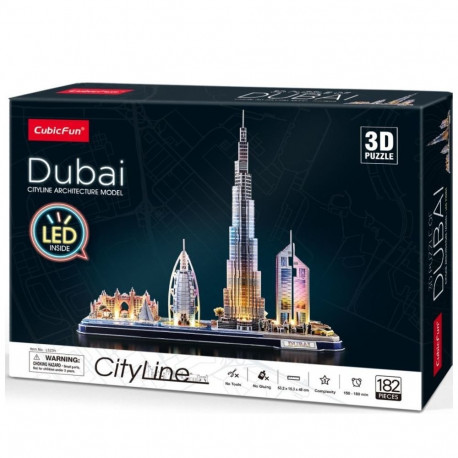 Puzzle 3d led dubaj