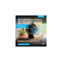 AD 7342 black Wentylator biurkowy z klipsem |akumulatorowy| 15,5 cm | 360° obrót| usb-c |