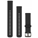 Garmin kellarihm Quick Release Silicone 18mm, must
