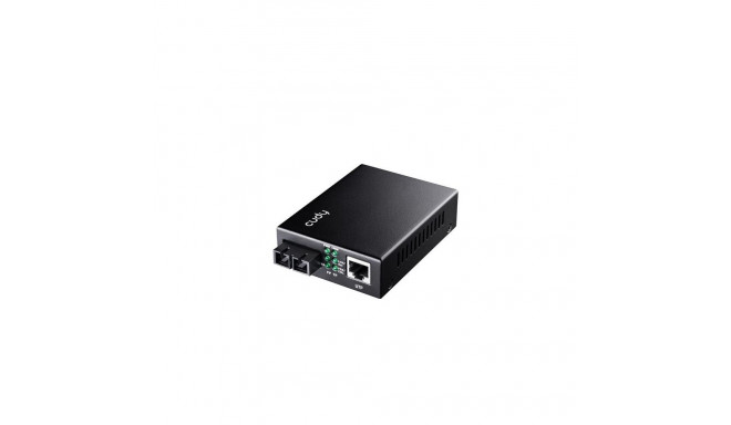 Cudy MC100GSA-20 network media converter 1000 Mbit/s 1310 nm Single-mode Black
