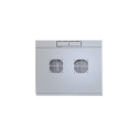 Intellinet 19" Network Cabinet - Wall Mount (Double Section Hinged Swing Out), 12U, 600mm D