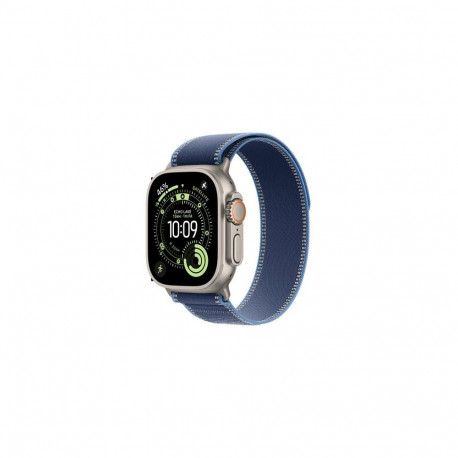 Apple Watch Ultra 3 GPS + Cellular 49mm Natural Titanium Case with Blue/Bright Blue Trail Loop - M/L