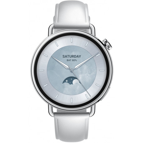 Xiaomi Watch S4 41mm, white/leather