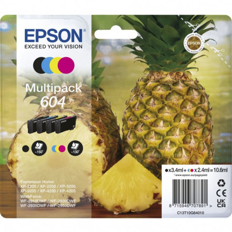 Epson 604 mitmevärvipakend (C13T10G64010)