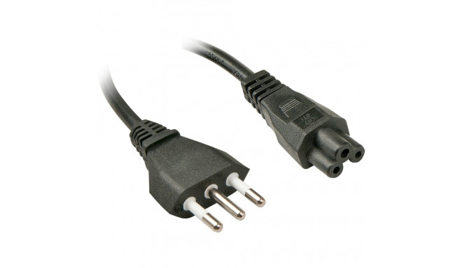 "LINDY IEC-Netzkabel 2m Italien Netzst. IEC320 C5"