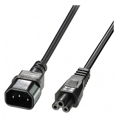 "LINDY IEC-Netzkabel C14 an C5 2m"