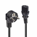 "LINDY IEC-Netzkabel 3m Schuko-Winkelst. IEC320C13"