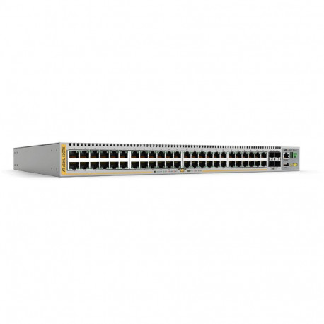 "ALLIED 48-port 10/100/1000T stackable switch 4 SFP+ ports 2 fixed power supplies"