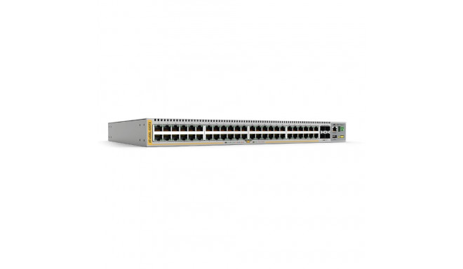 "ALLIED 48-port 10/100/1000T stackable switch 4 SFP+ ports 2 fixed power supplies"