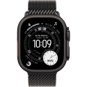 "Apple Watch Ultra 3 Titanium Cellular 49mm Schwarz (Milanaise Titan schwarz) Large"