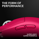 "Logitech G PRO X SUPERLIGHT 2 LIGHTSPEED Gaming Mouse - MAGENTA - 2.4GHZ - N/A - EER2-933"