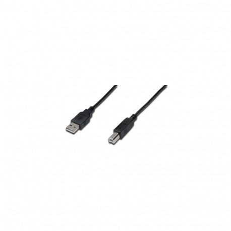 "DIGITUS USB 2.0 Anschlusskabel Typ A -B St/St 3.0m sw"