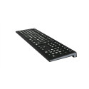 "LogicKeyboard XL-Print Astra 2 White on Black DE (PC)"