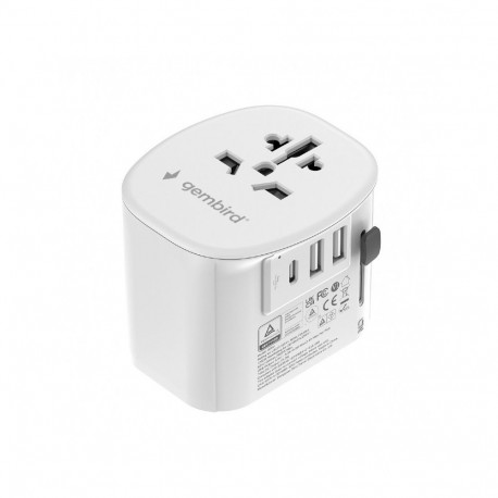 Maandusega universaalne reisiadapter 15W