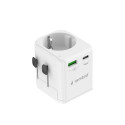 Grounded universal trave l adapter 20W