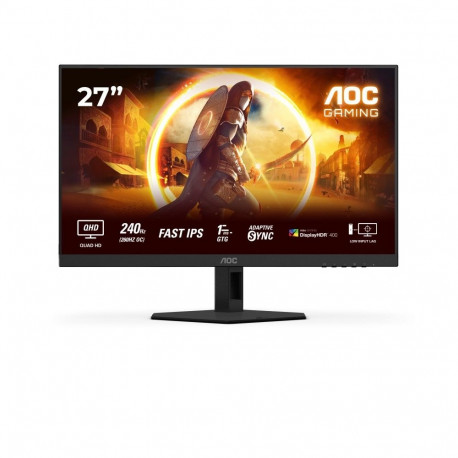 AOC monitor Q27G4ZR 27'' Fast IPS 240Hz HDMIx2 DP pööratav