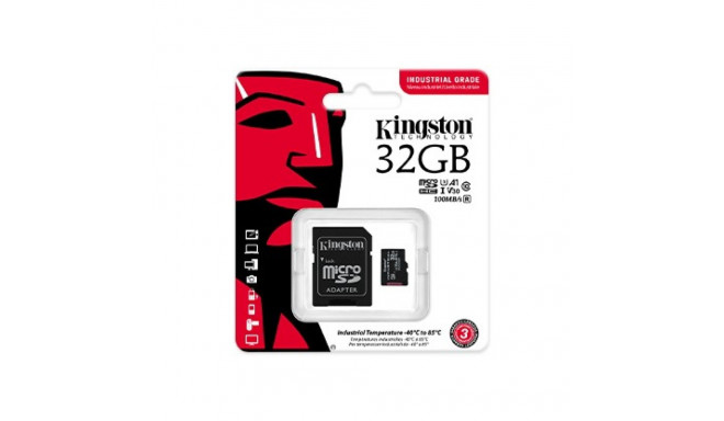 Memory card microSD 32GB CL10 UHS-I Industrial