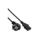 InLine Typ F saksa nurgaga - IEC pistik (16653A) toitekaabel