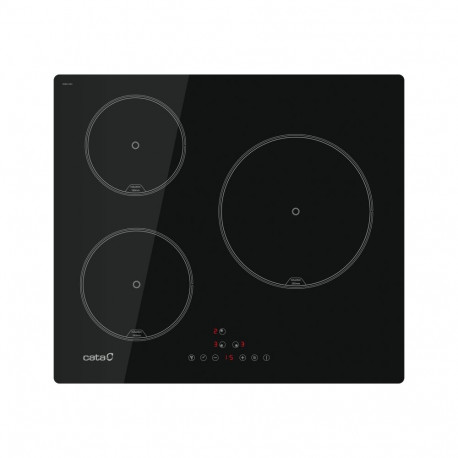 CATA Hob | IB 6403E2 BK | Induction | Number of burners/cooking zones 3 | Touch | Timer | Black