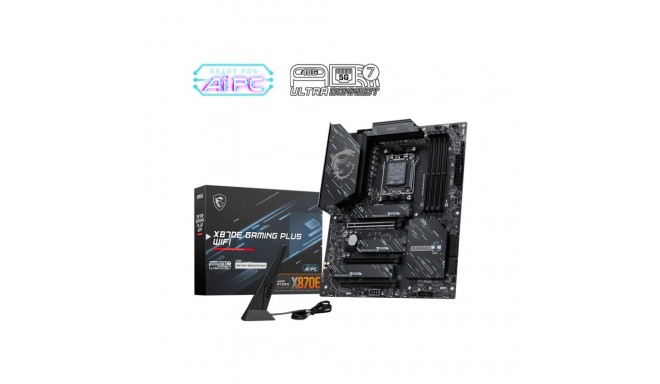 MSI X870E GAMING PLUS WIFI | Processor family AMD | Processor socket AM5 | DDR5 UDIMM | Supported ha