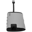 Verbatim USB-C jaoturi adapter - USB-C/3xUSB-A 3.0/HDMI/Ethernet/SD/microSD alumiinium 49142