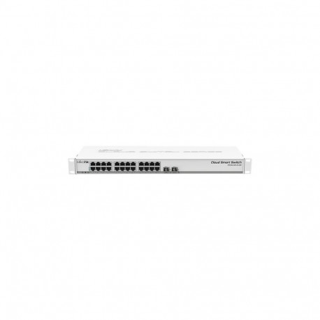 MikroTik | Cloud Smart Switch | CSS326-24G-2S+RM | Managed L2 | Rackmountable | Gigabit Ethernet (co