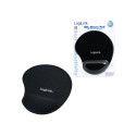 Mousepad with Gel Wrist Rest Support, | Logilink | ID0027 | Black