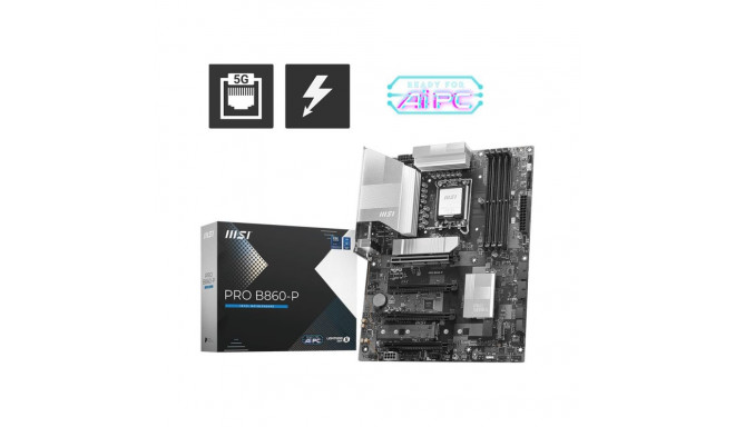 Mainboard|MSI|Intel B860 Express|LGA1851|ATX|Memory DDR5|Memory slots 4|4xPCI-Express 16x|1xHDMI|1xD
