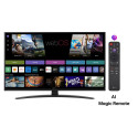 TV Set|LG|43"|4K/Smart|3840x2160|Wireless LAN|Bluetooth|webOS|Black|43NANO81A3A