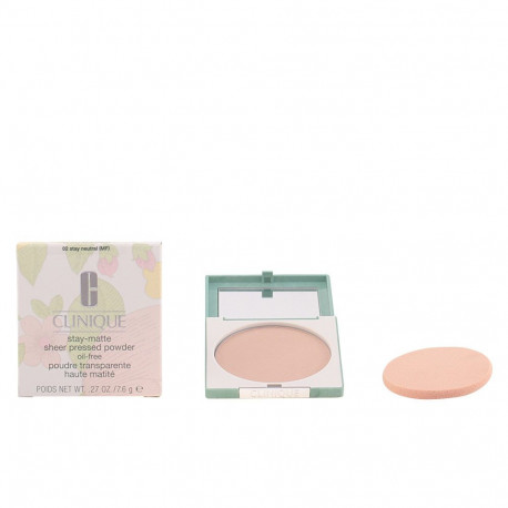 Clinique puuder Stay Matte Sheer 7,6gr, #02-stay neutral
