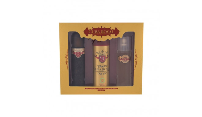 Cuba Royal Eau de Toilette (100ml) (Edt 100 ml + Deodorant 200 ml + Aftershave Lotion 100 ml)
