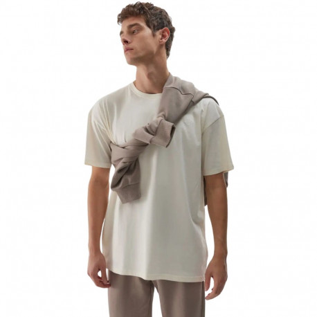 4F meeste t-särk M2967 4FWAW25TTSHM2967 11S L, murtud valge