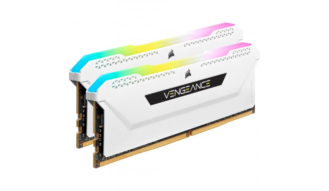 Lauaarvuti mälu Corsair DDR4 2 x 8GB 3600C18 Vengeance RGB PRO SL White