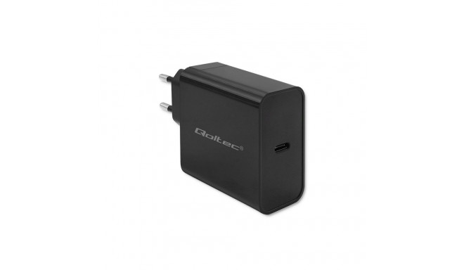 USB laadija 1 x USB-C PD, 3-.325A, 65 W, must