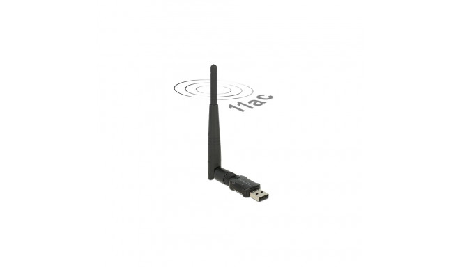 USB 2.0 Dual Band WLAN ac/a/b/g/n Stick 433 Mbps with external Antenna
