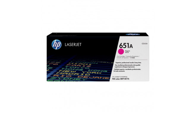HP tooner 651A magenta LJ Enterprise 700 color MFP M775 Series