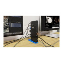 I-TEC USB 3.0/USB-C kahe HDMI dokkimisjaam 2x HDMI 1x GLAN 2x USB 3.0 4x USB 2.0 1x audio 1x mikrofo