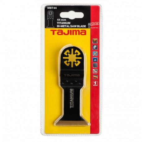 Multitool bimetal saw blade titanium coated for wood, plastic and metal, flush cut 44mm