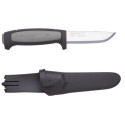 Morakniv Pro Robust Pussnuga – Hall Käepide, 3.2 mm Süsinikterasest Tera, Nupuga Tupp