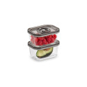 Caso  Glass Vacuum Containers with Plastic Lid (2 pcs)  VacuBoxx Eco-Duo S  Transparent 403843701175