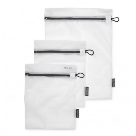 BRABANTIA drēbju mazgāšanas somas 3gb.  white 149221