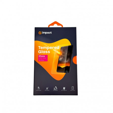Impact Tempered Glass (Clear) iPhone 17 / 17 Pro / 16 Pro