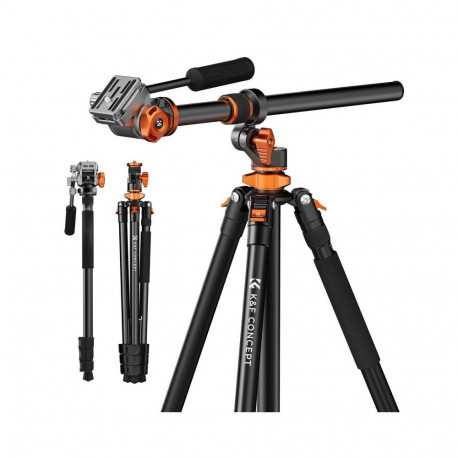 Video Tripod - K&F Concept T254A7 231cm Height Monopod 240cm 4-Section